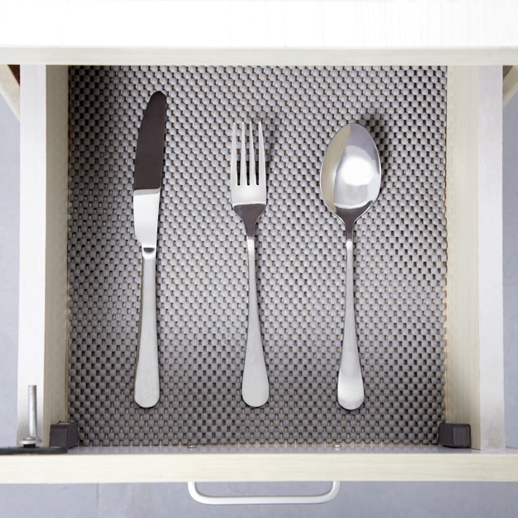 RAY STAR Shelf Cabinet Liner, Drawer Liners Non-Adhesive 12 in X 48in, Strong Grip Non Slip Shelving Liner for Kitchen Cabinets