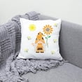 thumbnail image 6 of Sunflower Gnomes Stencils 11.7×8.3inch 3 Gnomes Wearing Hats Fall Floral Bee Gnome Stencils with Paint Brush Reusable Sun Bee Flower Autumn Templates for Wood Wall Furniture Silver for diy making, 6 of 7
