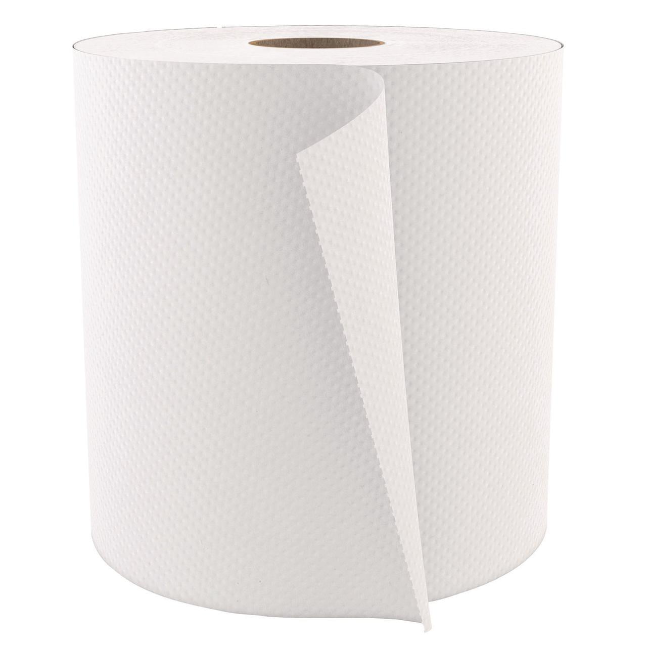 Cascades Select Roll Paper Towels, 1-Ply, 7.88" x 1,000 ft, White, 6/Carton