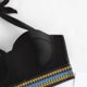 thumbnail image 3 of Cismea - Bikini de Tanga para Mujer, Traje de BañO con Estampado de Leopardo, Sexy Bikini Triangular de 2 Piezas（Negro） Cismea bañador, 3 of 6