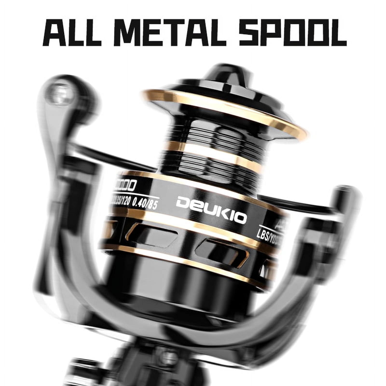 Spinning Reels 12KG Max Drag Carrete de pesca 5.2:1 Metal Handle Fishing Reel Coils Saltwater Reel for Fishing Accessories 2023