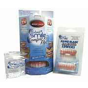 Instant Smile Complete Adult Makeover Kit, Bright White Matching Veneers Tops