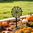 thumbnail image 6 of Miwamany Halloween Garden Stakes, Metal Silhouette Decor, Black Cats Pumpkin Ghost Bats Signs, Spooky Yard Lawn Patio Pathway Decor, Halloween Outdoor Party Festive Decoration, 6 of 6