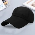 thumbnail image 3 of Baseball Cap Buckle Closure Sun Protection Breathable Solid Color Outdoor Hat for Women, 3 of 10