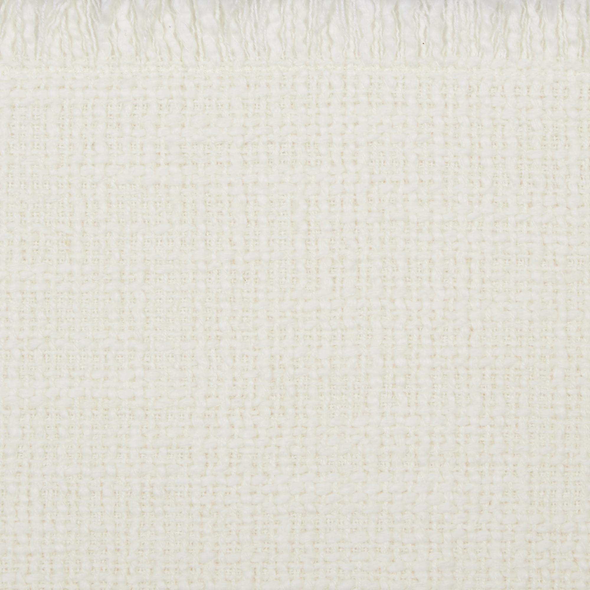 DII Cream Sugar Basket Fringe Stripe Placemat Set/6
