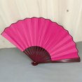 thumbnail image 4 of Folding Fan Smooth Opening Decorative Bamboo Frame 10 Inches Chinese Style Handheld DIY Blank Fan Home Decor, 4 of 4