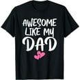 thumbnail image 1 of T-Shirt Assorti pour Fils et Filles "GreenWike My Dad" - Blanc - m, 1 of 4