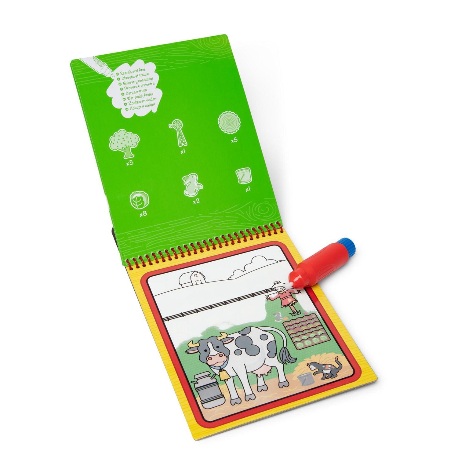 Melissa & Doug Water Wow! On The Farm - FSC Certified, On The Farm