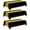 Black and Gold, variant on QIANJI 3 Pack Black and Gold Tablecloths for Events,54"x108" Plastic Table Cloths for Rectangle Tables,Disposable Party Table Covers for New Years Eve Decorations 2026,Holiday Birthday Wedding Dining