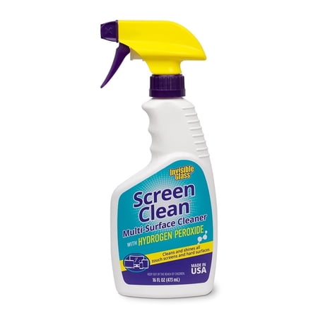 Invisible Glass 92013 Screen Clean Multi-Surface Cleaner Perfect for Phones Tablets Laptops Monitors Screens TVs Electronics Eyewear and More Safe on Delicate Surfaces 16 Fl Oz Pack of 1