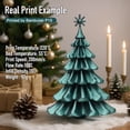 thumbnail image 3 of YXPOLYER PLA Filament 2-Color Silk PLA 3D Printer Filament 1.75mm 1kg, Dual Color Black and Green, 3 of 7