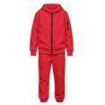 thumbnail image 3 of Girls' Clothing Sets Sweatsuit Causal Zip Up Hoodie Sweatshirt and Sweatpants Girls Clothes Fall Trendy Y2k Girls Athletic Sets Red 12-13 Years, 3 of 7