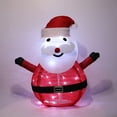 thumbnail image 6 of BSJJY 23.6In Lighted Pop Up Santa Claus Decorations, Pre-Lit Light Up 40 LED Warm White Lights, Battery Powered Collapsible Easily Metal Stand Easy for Xmas Indoor Outdoor Decor, 1PCS, 6 of 9