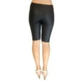 thumbnail image 3 of Vivian's Fashions Biker Leggings - Knit Denim (Junior and Junior Plus Sizes), 3 of 3