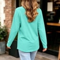 thumbnail image 5 of ZGRBOU Mock Turtleneck Tops for Women Fall Winter Basic Long Sleeve Shirts Soft Stretchy Layering Tee Plus Size, 5 of 5