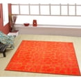 thumbnail image 2 of Furnish My Place Animal Print Rug - 11 ft. x 11 ft. Square, Giraffe Dark Orange, Nylon Rug for Patio, Garden, Hallway, Living Room, 2 of 5