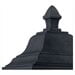Dolan Lighting - Charleston 1-Light Outdoor Post Lantern-Black Finish