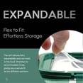 thumbnail image 4 of Just Cook Glass Food Storage Container with Expandable Silicone Lid, 3 Compartment, A Practical Choice for Dry Goods and Bulk Ingredients, 4 of 11