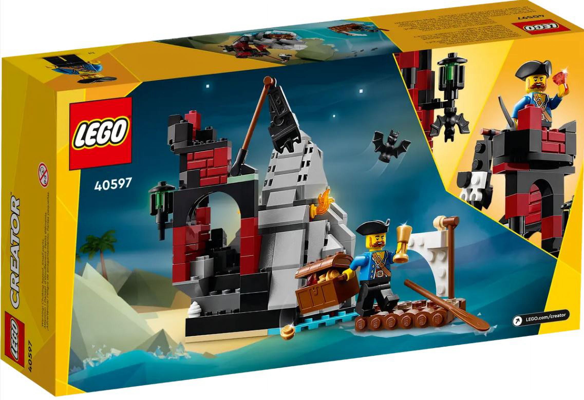 LEGO Scary Pirate Island 214 Piece Building Set 40597