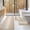 Beige, variant on Bathroom Rugs Sets 3 Piece, Toilet Rugs U-Shaped Contour Bath Mat Set, Long Striped Absorbent Non Slip Chenille Shower Mat, Light Taupe
