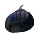 thumbnail image 2 of Cama para gatos de interior con forma de calabaza, suave, antideslizante negro, 2 of 9