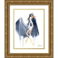thumbnail image 1 of Shefranov, Olga 15x18 Gold Ornate Wood Framed with Double Matting Museum Art Print Titled - Poser, 1 of 4