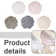 thumbnail image 4 of Papete decorativo de estilo Nórdico Peonía, Para tapete de estilo occidental, tapete de mesa PVC, 6PCS, 4 of 5