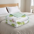 thumbnail image 4 of Printed Colorful Summer Cooling Quilt, Machine Washable Lightweight Breathable Air Condition Blanket for Bedroom & Dorm,59×79 in, 4 of 4