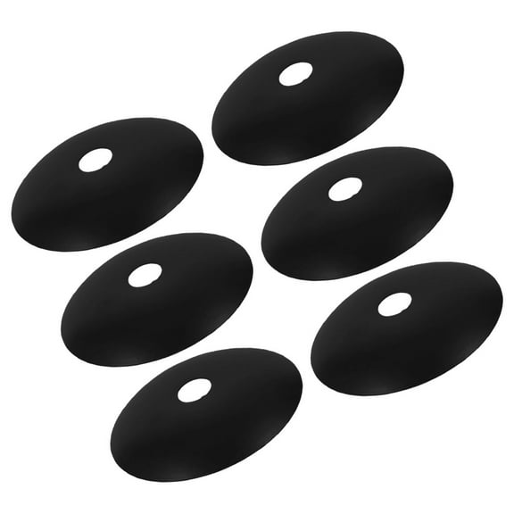 Hemobllo 6Pcs Metal Ceiling Light Base Holder Plates with Easy Installation
