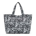 thumbnail image 5 of Wrangler Clear Tote Bag for Women with Leopard Print Insert & Pouches, Black, 5 of 10