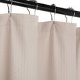 thumbnail image 3 of Shininglove Shower Curtains, Soft Microfiber Fabric Shower Curtain, Taupe, 72inx72in, 3 of 6