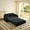 Black, variant on 52.4'' Pull Out Couch Full-Size, Futon Sofa Bed, Convertible Sleeper Sofa Bed with USB Port, Storage Pockets, 2 Pillows, Modern Chenille Loveseat Couches for Living Room, Small Space, Black