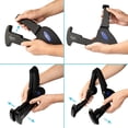 thumbnail image 4 of Soporte de guitarra GUITTO con trípode ajustable en forma de A para acústica y bajo, 4 of 9