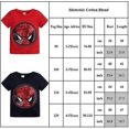 thumbnail image 4 of Kids Boys Spiderman Short Sleeve T-shirt Sequins Turn Over Pattern Changing Tops Tee, 4 of 4