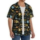 thumbnail image 2 of Fotbe Basketball Camisa Estampada de Manga Corta para Hombre, Casual de Verano, Estilo Playero, Sin Arrugas-Medium, 2 of 5