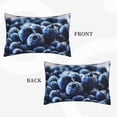thumbnail image 4 of EasygdpBlueberry Polyester Fiber Double-Sided Pillowcase,Super Soft,Comfortable And Luxurious Pillowcase,Not Easy To Break Or Deform- 20"X30", 4 of 9