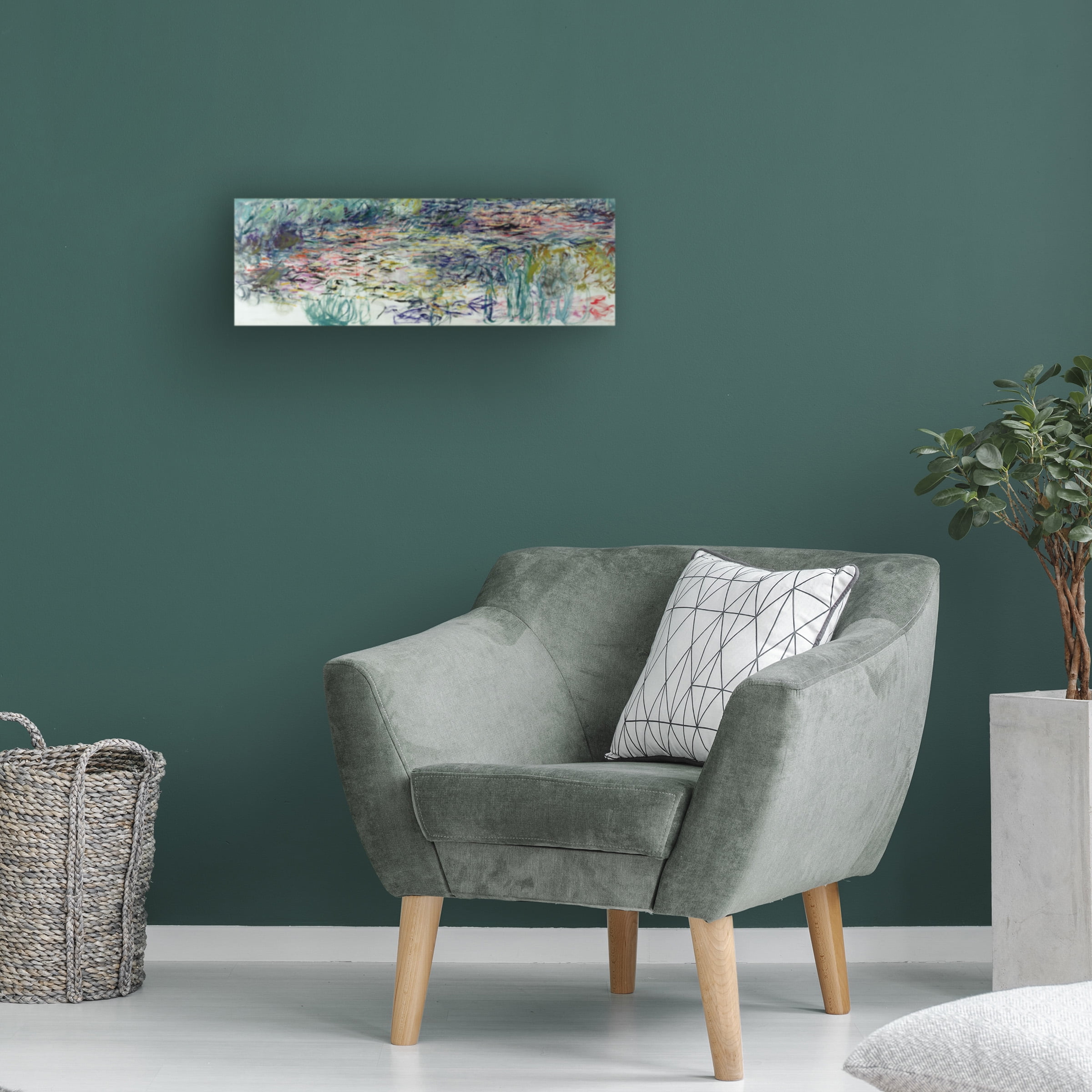 Claude Monet 'Waterlilies' Canvas Art