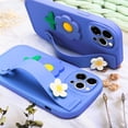 thumbnail image 5 of Compatible with iPhone 13 Pro Max Flower Wrist Strap Case Cute 3D Floral Wristband Kickstand Cover Fashion Luxury Design Camera Lens Protection Shockproof Protective for Women Girls Girly, 5 of 13
