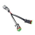 thumbnail image 2 of SPRING Y Connector Dt 2 To 1 Splitter Connector Dt Cable Led Work Light Bar Abs Copper Wire And Plastic Pipe Accessories For The Car, 2 of 8
