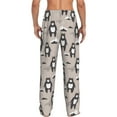 thumbnail image 3 of Xecao Cartoon Bear Brown Men's Straight Lounge Pajama Pants: The Ultimate in Comfortable Sleepwear, 3 of 9