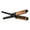 Gold, variant on Hair Straightening Brush Double Sided Flat Brush Hair Brush Clamp Hair Brush Hairdressing Tool for Straight Hair Styles