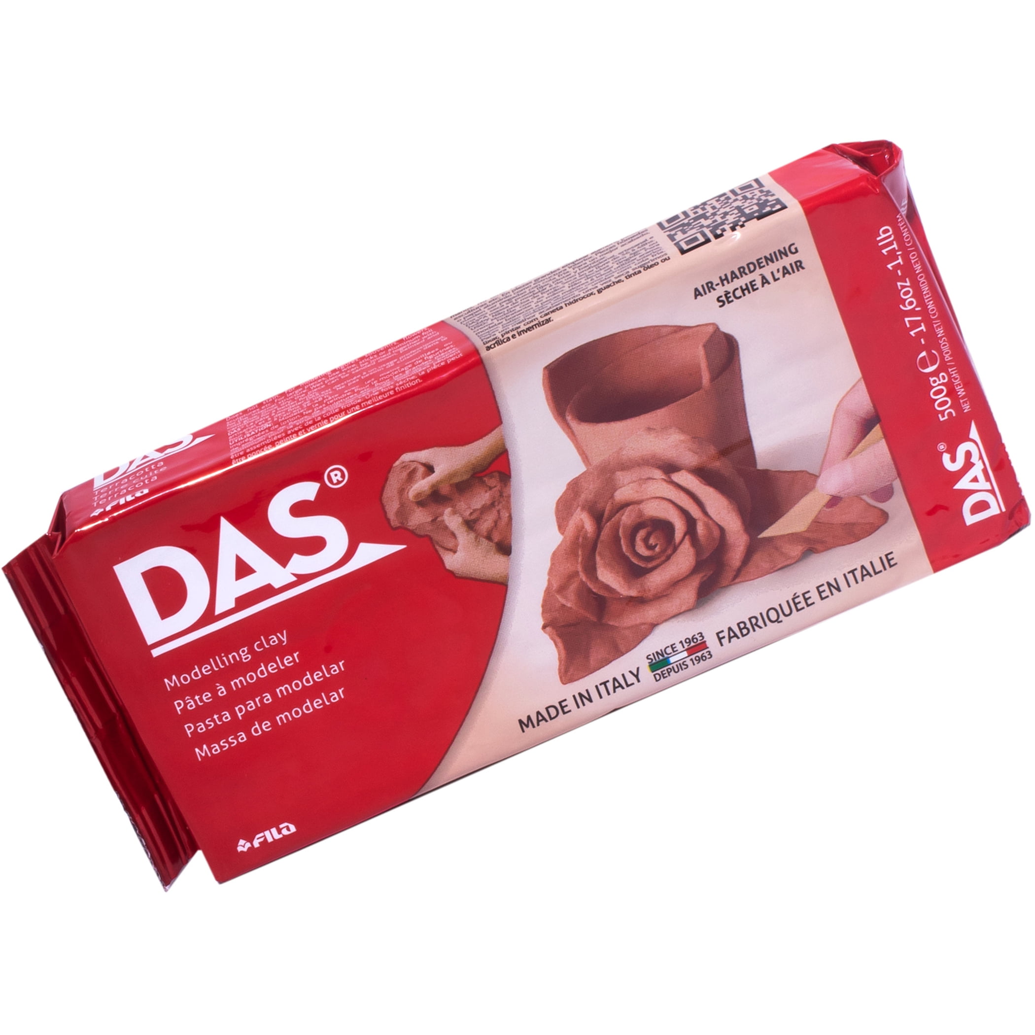 DAS Modeling Clay Air Hardening, Terra Cotta, 1.1lb, Pack of 3