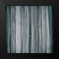 thumbnail image 2 of Hinz 20x20 Black Modern Framed Museum Art Print Titled - Textures I - Blue Gray, 2 of 5