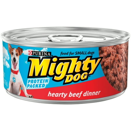 Purina Mighty Dog Hearty Beef Dinner Wet Dog Food, 5.5 Oz