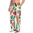 thumbnail image 2 of Balery Vegetables print Men's Pajama Pants,Ultra Lightweight Pjs,Lounge Pant-Small, 2 of 9