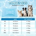 thumbnail image 2 of Dog Cooling Mat, 2026 Upgrade Pet Self Cooling Mat Summer Sleeping Pad for Dogs Cats, Washable Portable Breathable Cooling Blanket Cool Pet Bed for Outdoor Indoor (Blue, XXL: 59"x39.4"), 2 of 7