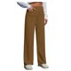 thumbnail image 1 of Pantalones de trabajo de cintura alta para mujer - Pantalones elásticos rectos de pierna ancha con botones y bolsillos, 1 of 5