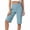 Sky Blue, variant on hotojiny Women's Bermuda Shorts with Pockets Knee Length Dressy Casual Walking Long Shorts Athletic Elastic Wasit Sweatpants