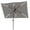 Gris Clair, variante sur Outsunny Parasol de Patio 6,5 Pieds x 10 Pieds Parasol de Marché, Lumières DEL, Gris Pâle
