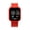 Red, variant on Sporty Watch Square Dial Watch Earth Design Sport Watch Square Dial Touch Screen Big Number LED Digital Watch Silicone Wristband